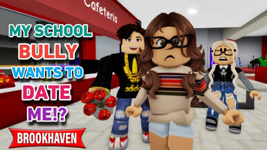 MY SCHOOL BULLY WANTS TO DATE ME!? | BROOKHAVEN MOVIE VOICED | (CoxoSparkle)